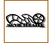 Movie Theater metal wall art