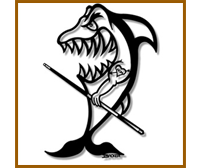 Shark mom metal wall art