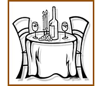 Wine table metal wall art