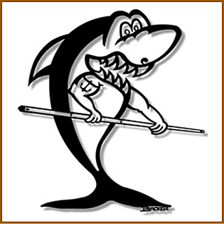 Shark - Anchor Metal Wall Art